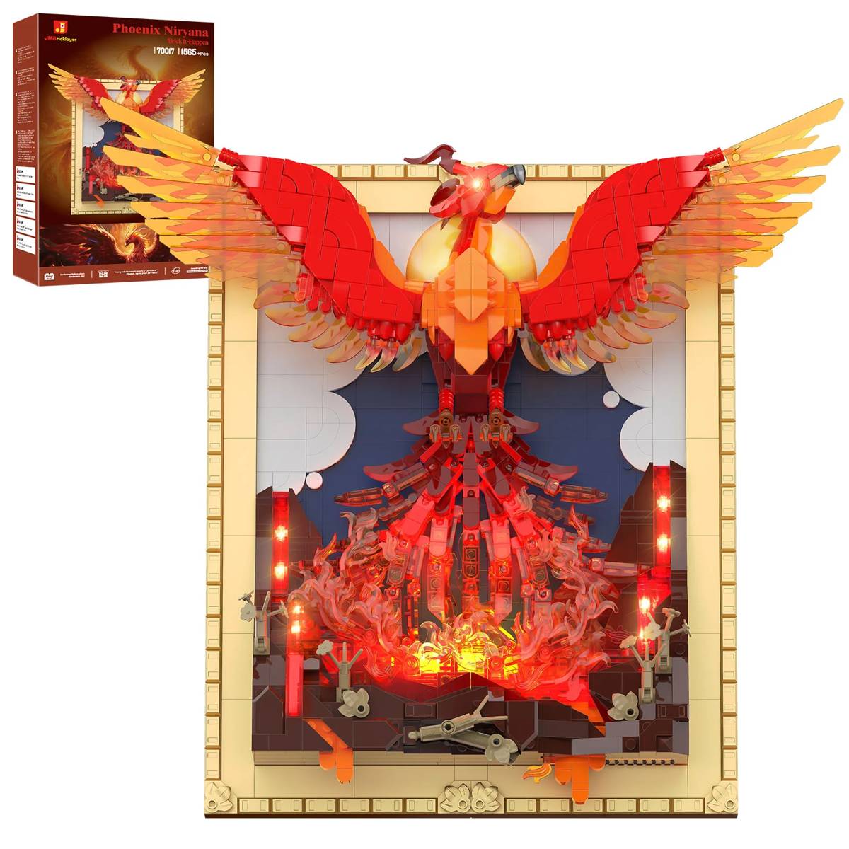 Phoenix Rebirth Art (JMB-70017) — Prix et comparaison | Brick Broker