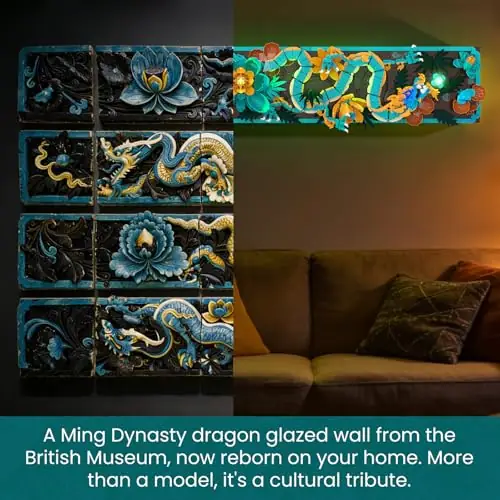 JMBricklayer Mythic Dragon Tiles • Set 70019 • SetDB