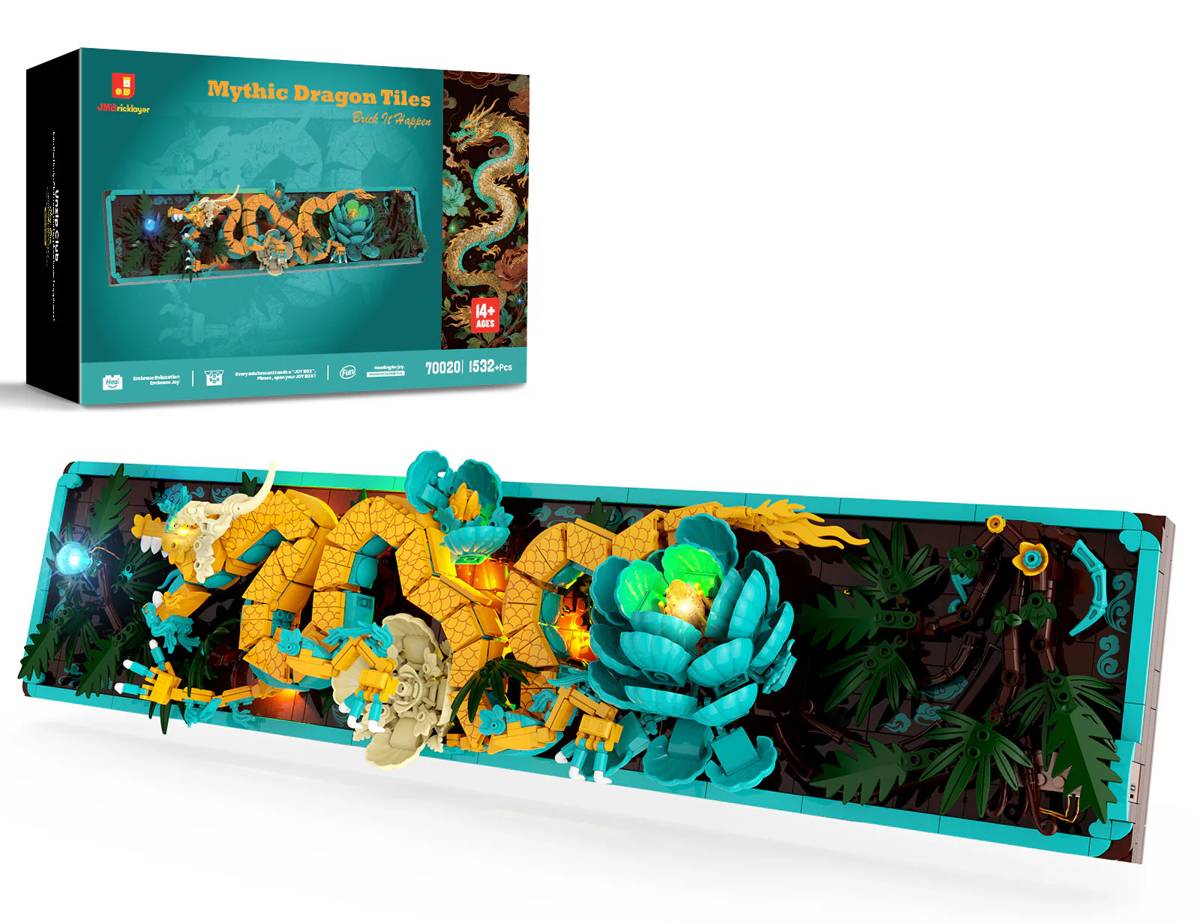 JMBricklayer Mythic Dragon Tiles • Set 70020 • SetDB