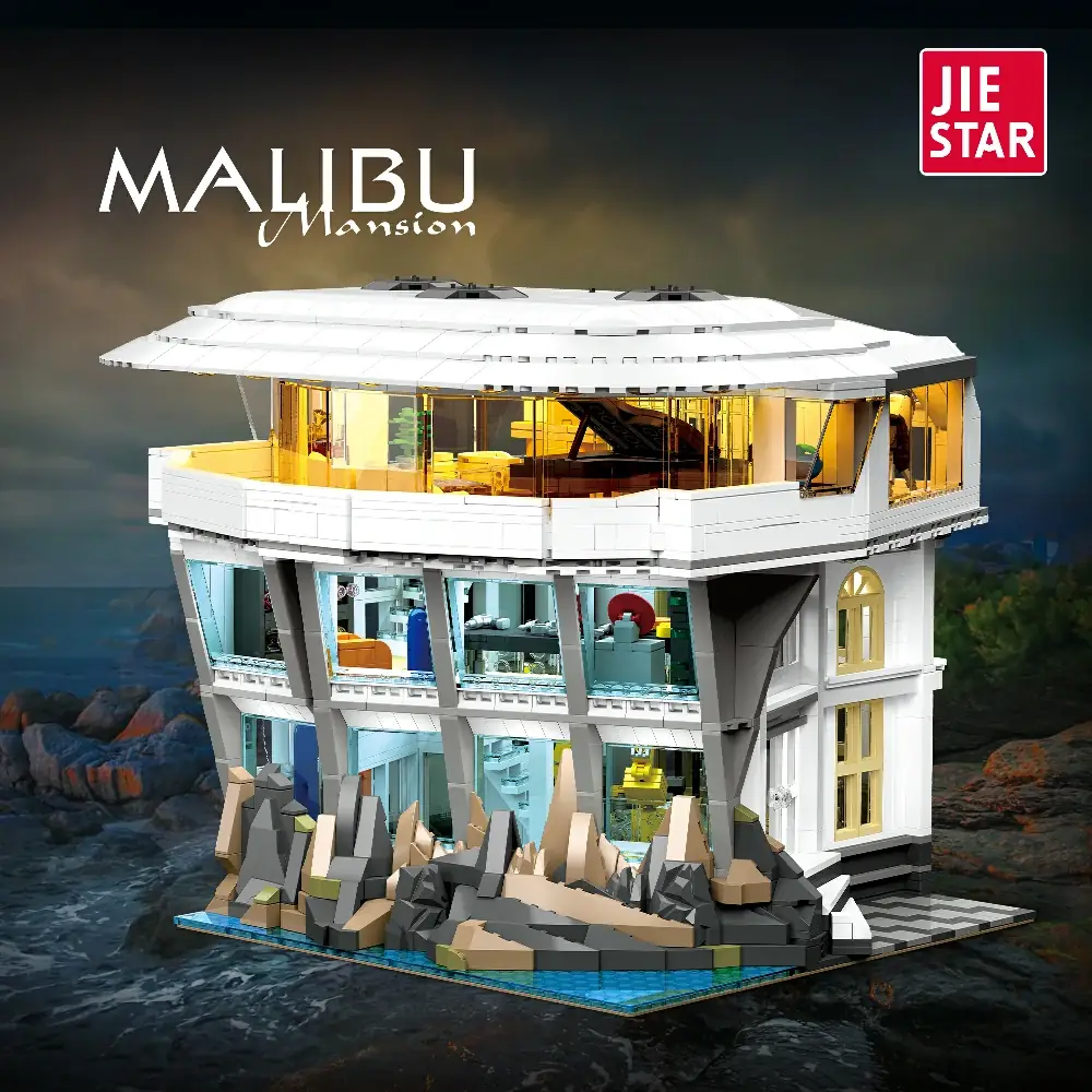 JIESTAR The Malibu Mansion • Set 58280 • SetDB