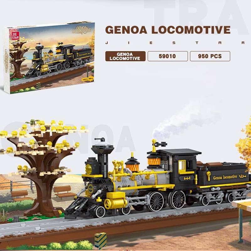 ジェスタ系のセット JIESTAR Genoa Locomotive 4-4-0 Train • Set 59010 • SetDB