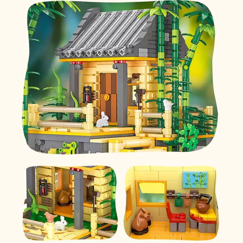 JIESTAR Bamboo Forest Cottage • Set 59093 • SetDB