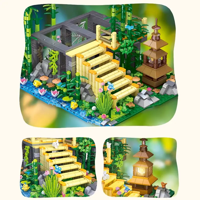 JIESTAR Bamboo Forest Cottage • Set 59093 • SetDB