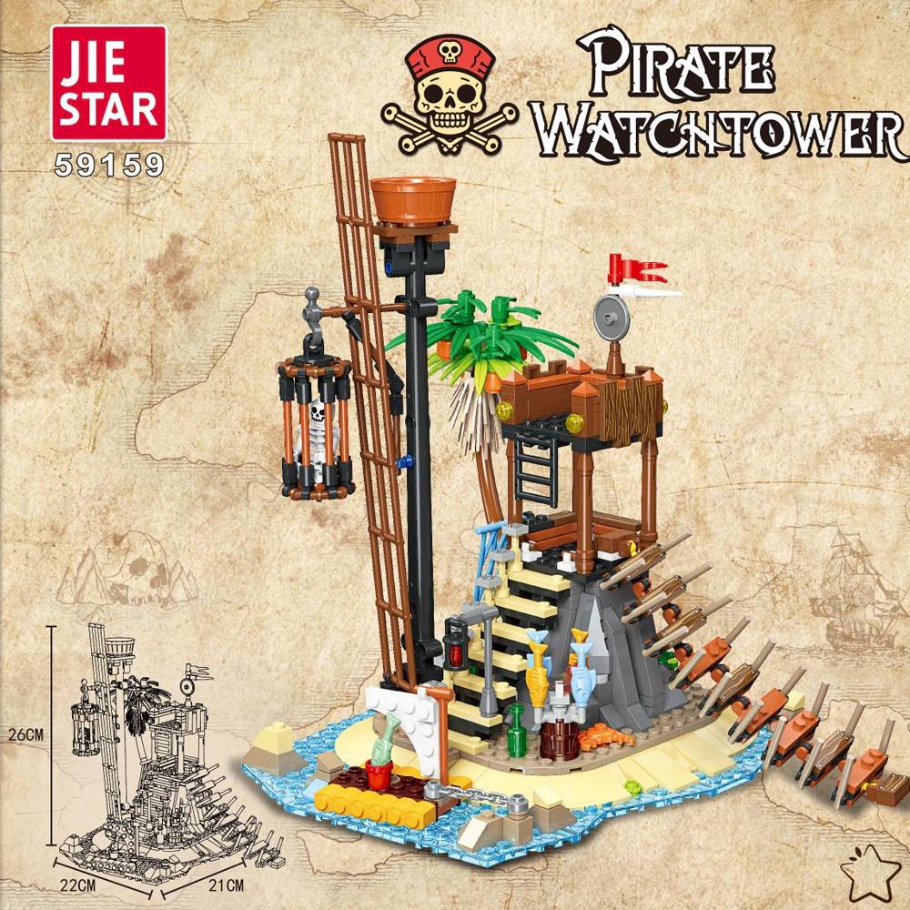 JIESTAR Pirate Watchtower • Set 59159 • SetDB