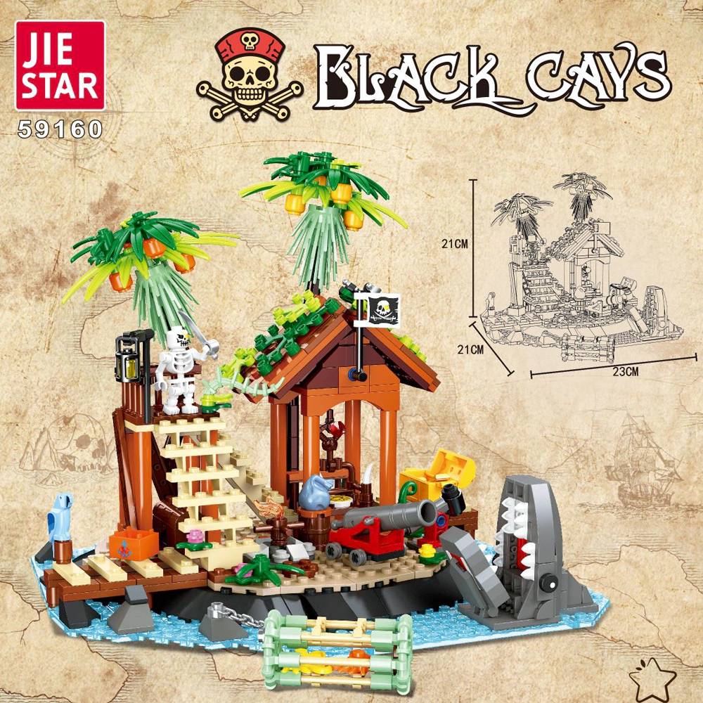 JIESTAR Black Cays • Set 59160 • SetDB • Merlins Bricks