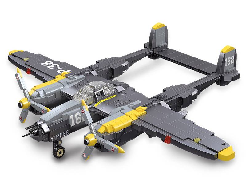 JIESTAR P-38 Lightning • Set 61046 • SetDB • Merlins Bricks