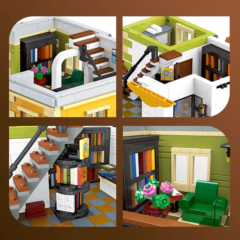 JIESTAR Inverted Bookstore • Set 89130 • SetDB