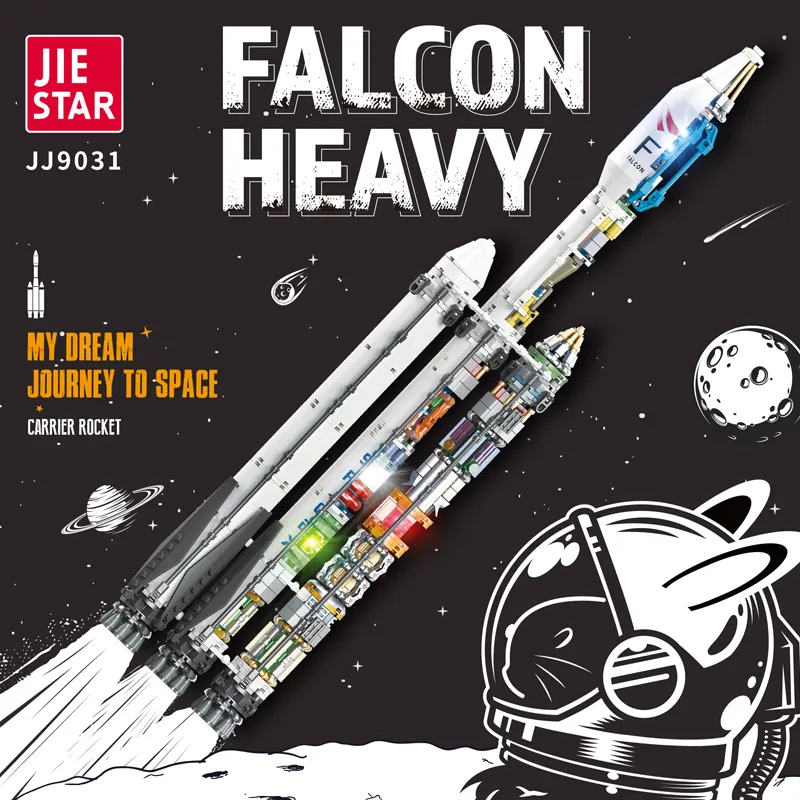【レア品】Woodwinds LarryCombsモデル JIESTAR Carrier Rocket -Falcon Heavy • Set JJ9031 • SetDB
