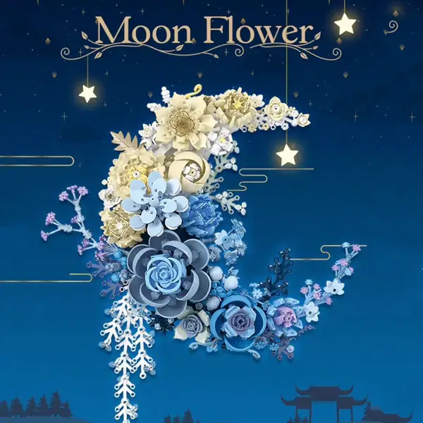 JIESTAR Moon Flower • Set JJ9049 • SetDB • Merlins Bricks