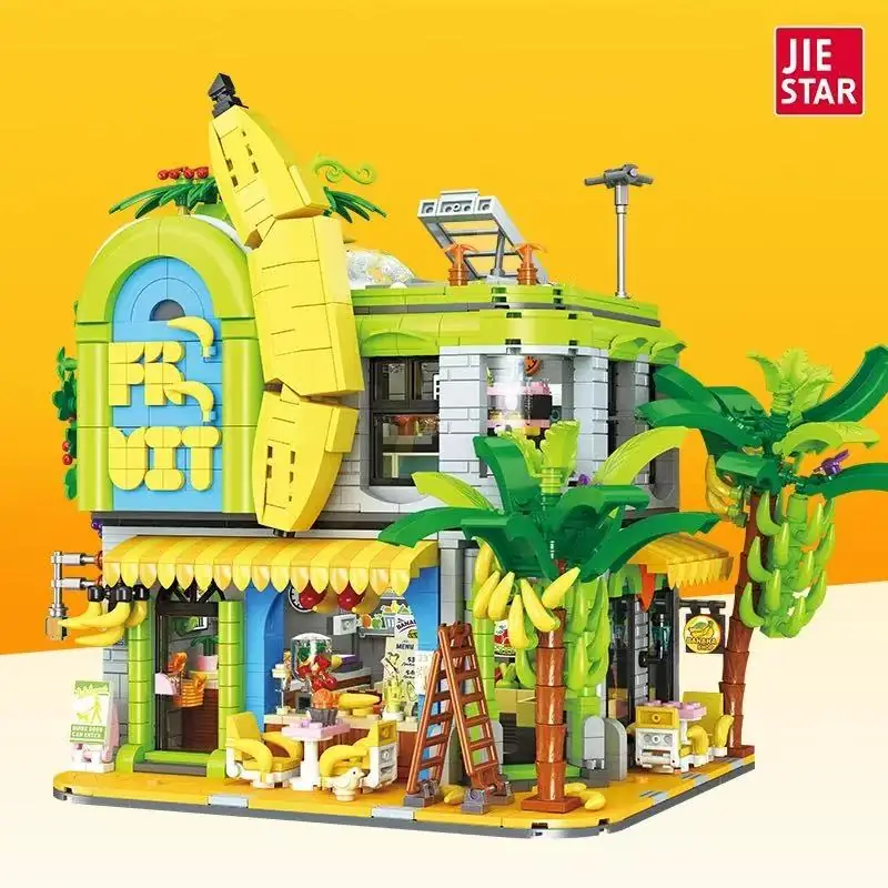 JIESTAR Banana Shop • Set JJ9083 • SetDB • Merlins Bricks