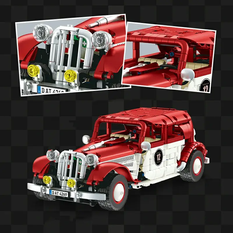 JIESTAR Vintage Car • Set JJ9106 • SetDB • Merlins Bricks JIESTAR Vintage Car • Set JJ9106 • SetDB • Merlins Bricks