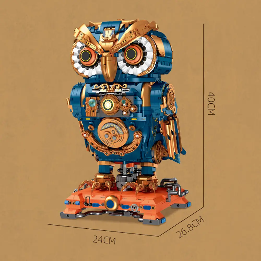 JIESTAR Steampunk Owl • Set JJ9171 • SetDB • Merlins Bricks