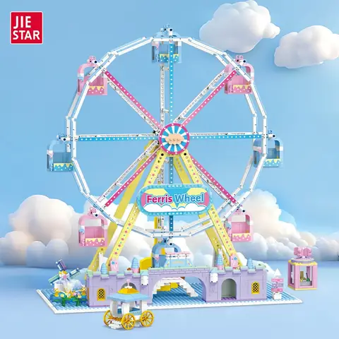樂star まとめ売り JIESTAR Ferriswheel • Set JJ9194 • SetDB • Merlins Bricks