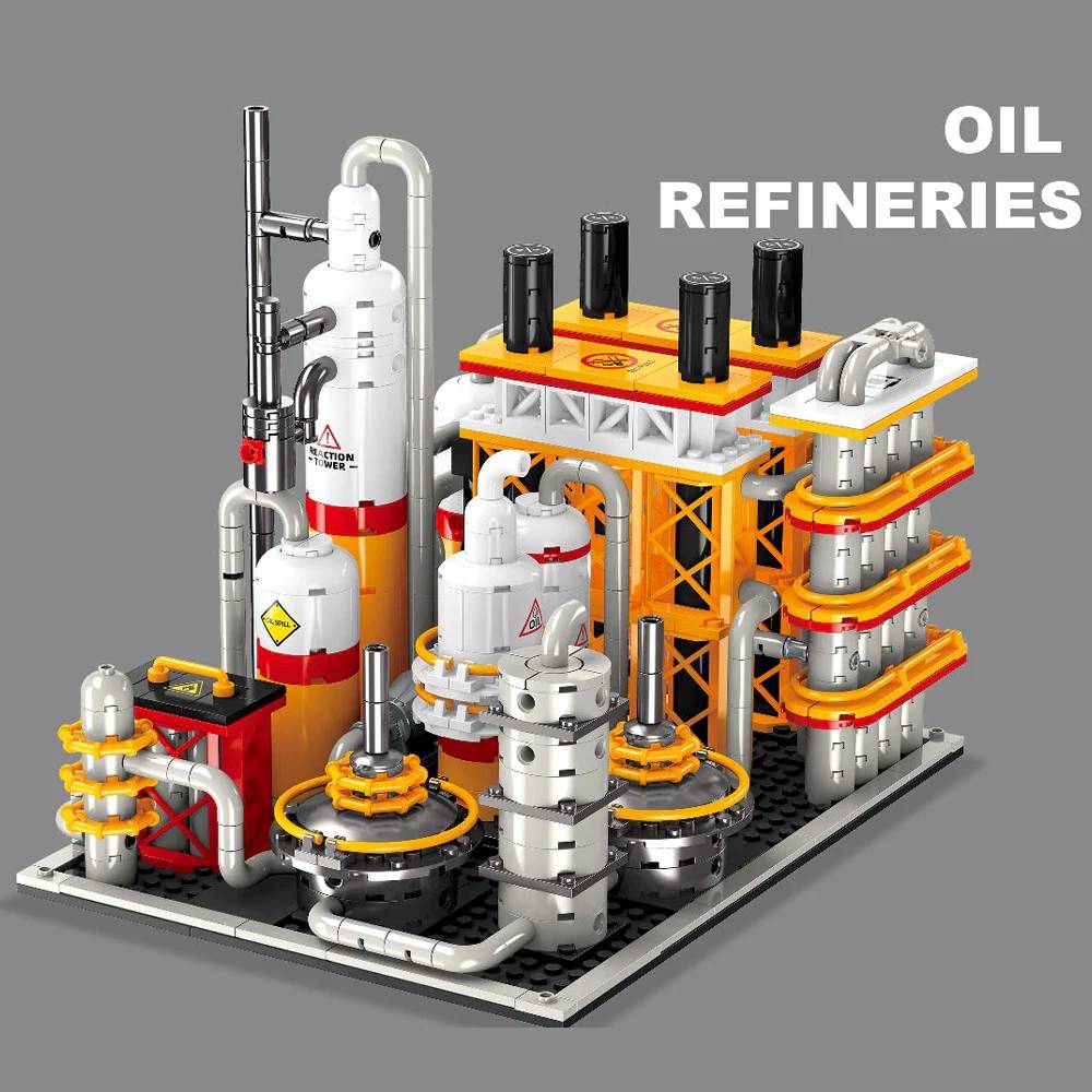 jie JIESTAR Oil Refineries • Set JJ9222 • SetDB • Merlins Bricks