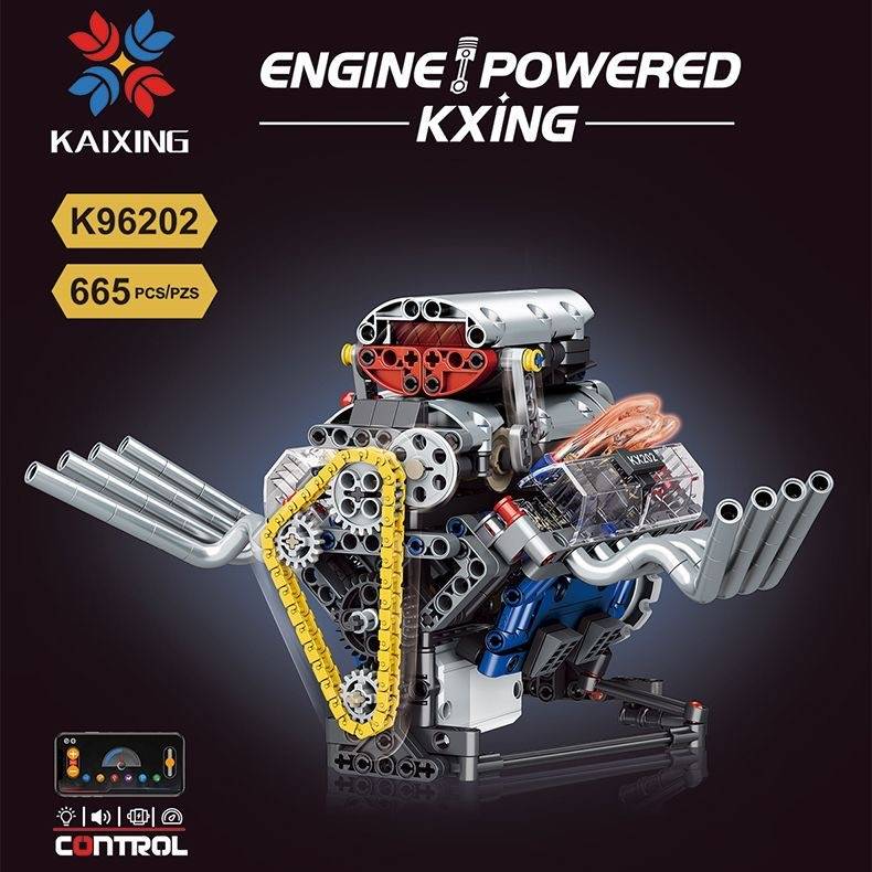 KeeYee World Simulated V8 engine • Set K96202 • SetDB