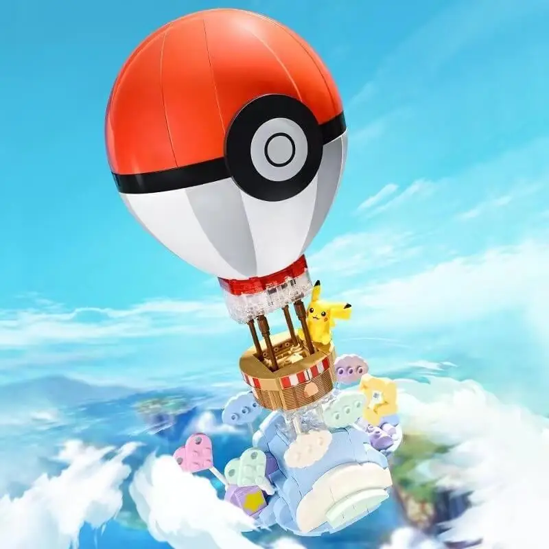 Keeppley Pokémon Poké Ball Hot Air Balloon • Set K20234