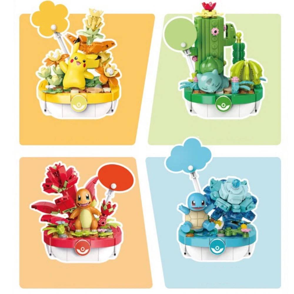Plante en pot Pokémon 4-en-1 (KEP-K20278) — Prix et comparaison | Brick Broker
