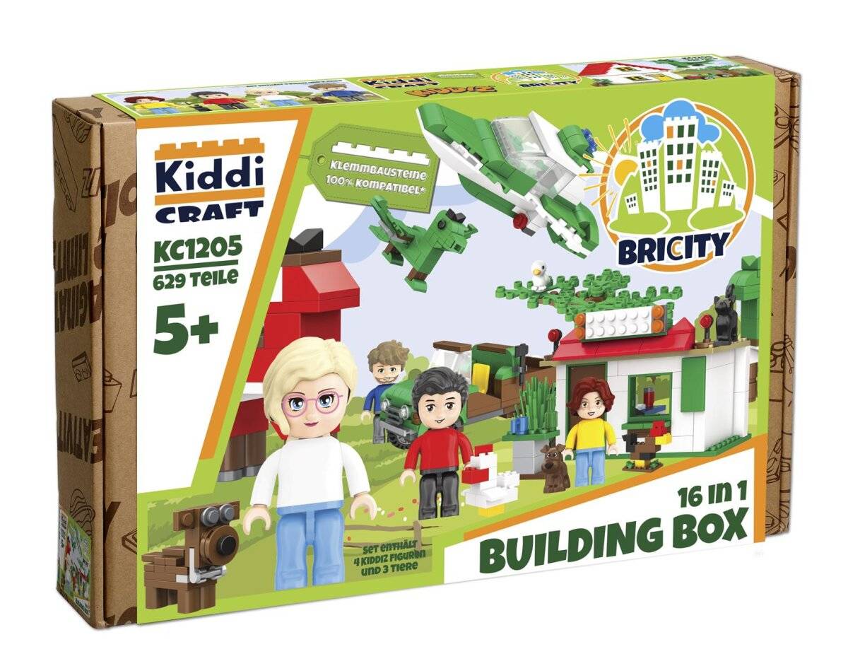 Kiddicraft 16 in 1 Building Box • Set KC1205 • SetDB
