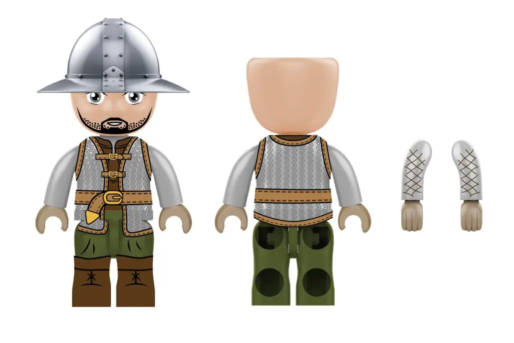 Kiddicraft Knight's Pack • Set KC1410 • SetDB