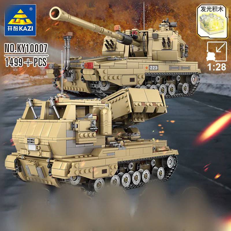 Canon automoteur Type 05A et char lance-roquettes PHZ10 2 en 1 (KZI-KY10007) — Prix et comparaison | Brick Broker
