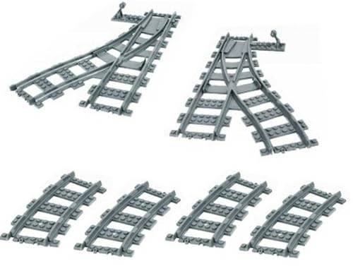 Train Track Rail Curve for Railway 25-Pack A (KZI-KY98215-1) — Prix et comparaison | Brick Broker