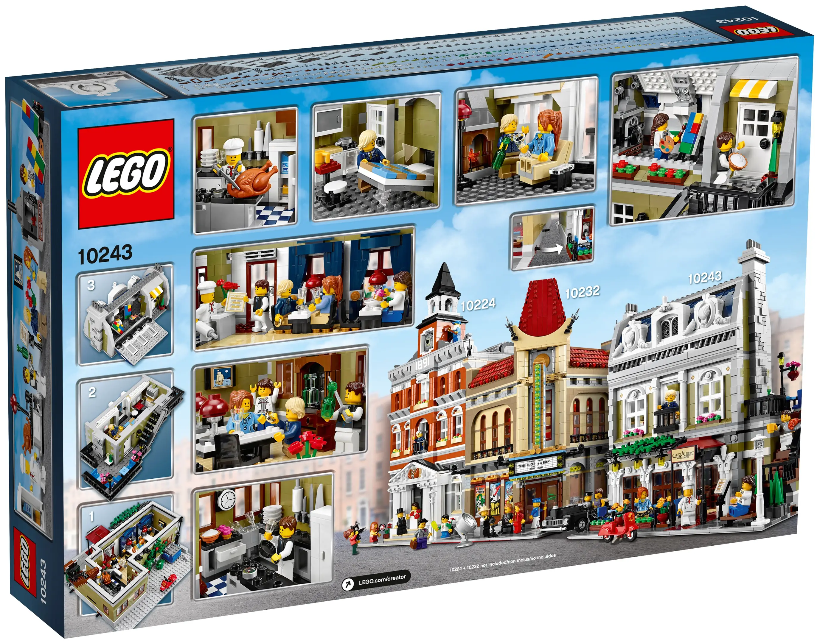 LEGO Creator Expert Parisian Restaurant • Set 10243 • SetDB