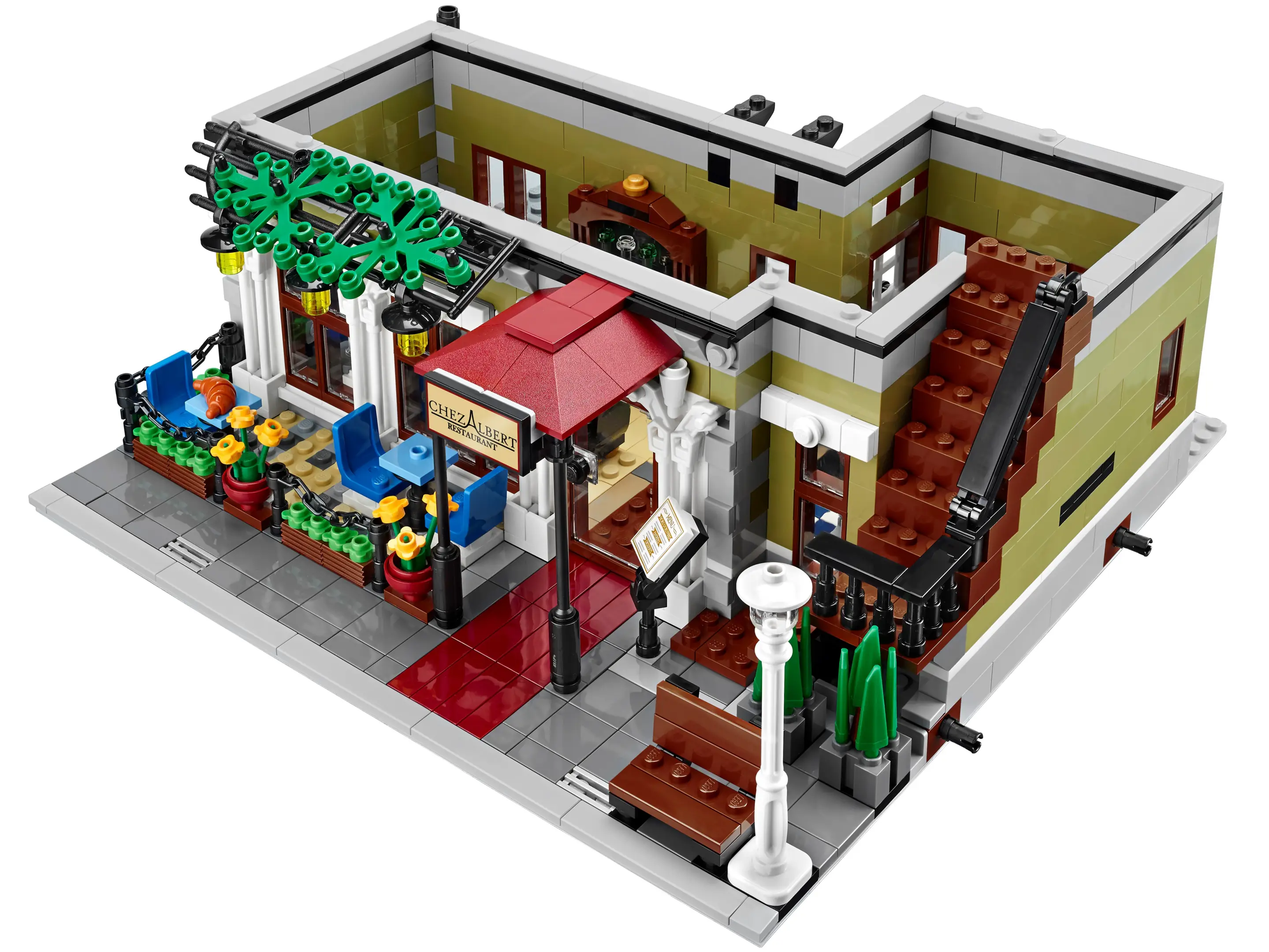 Lego Modular Eckgarage 10264 und Pariser buy Restaurant 10243