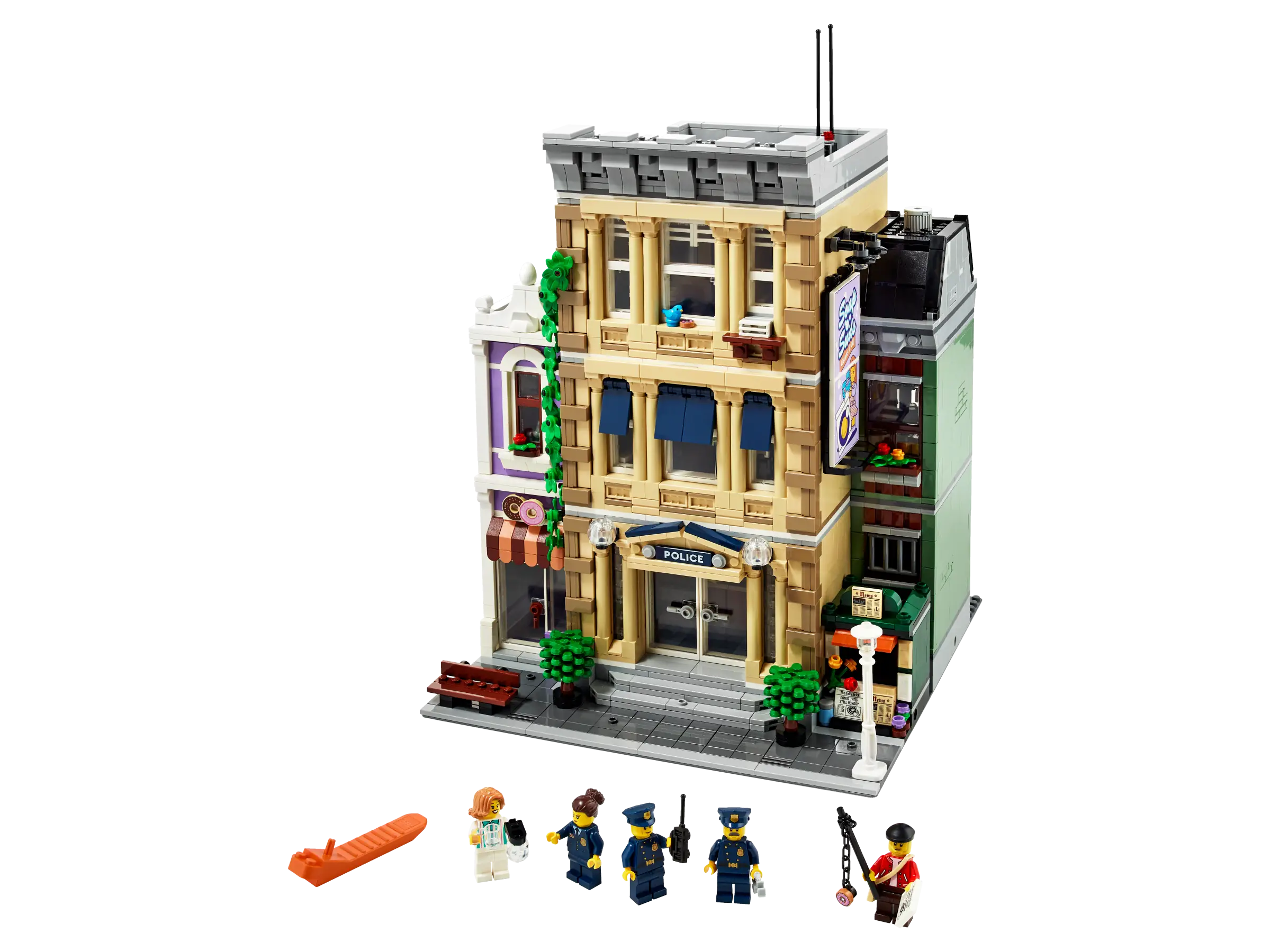 Icons Police Station 10278 2024 Building Set