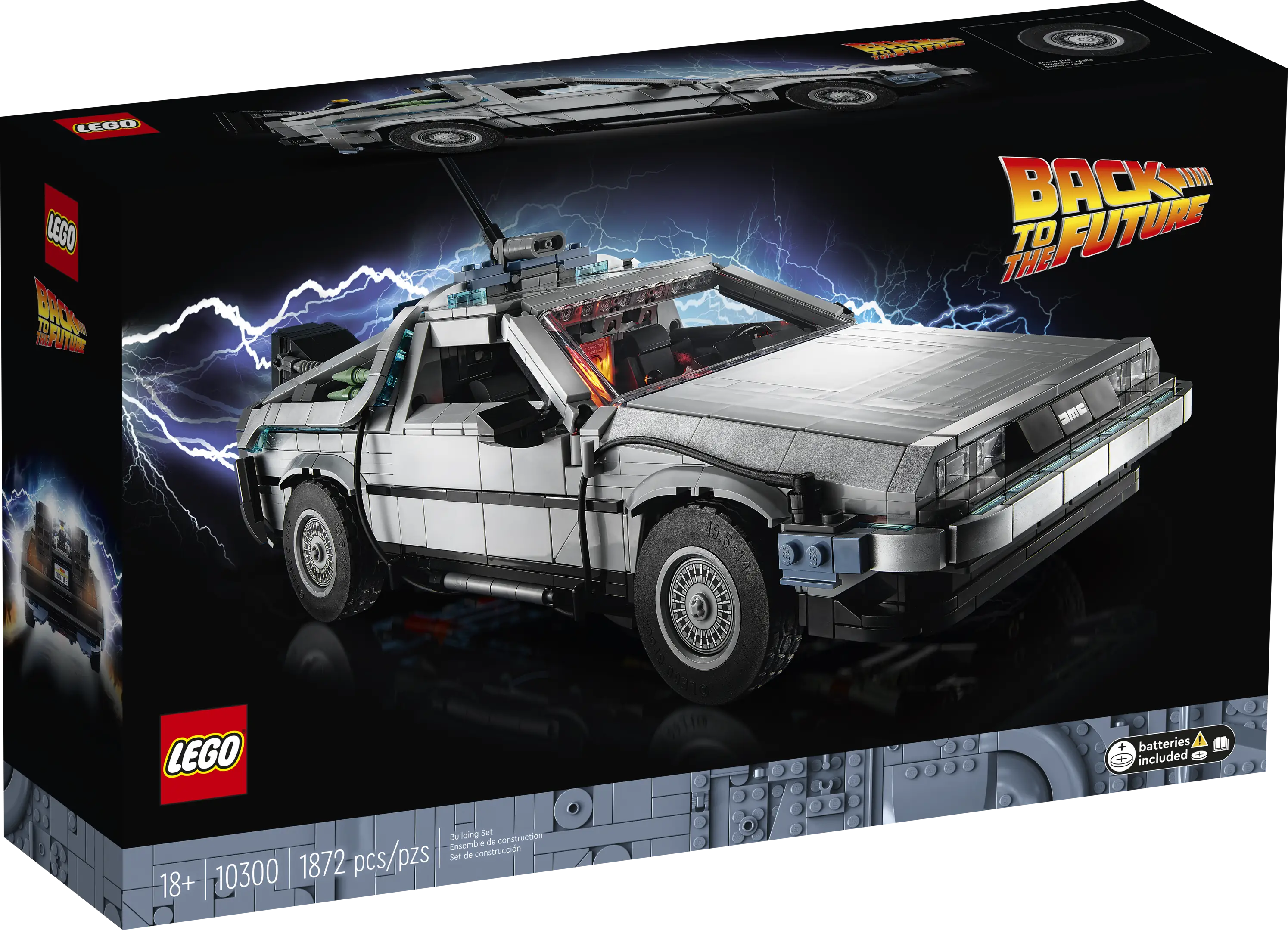 LEGO Icons Back to the Future Time Machine • Set 10300