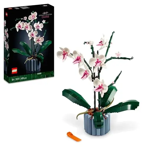 LEGO Icons Orchid • Set 10311 • SetDB • Merlins Bricks
