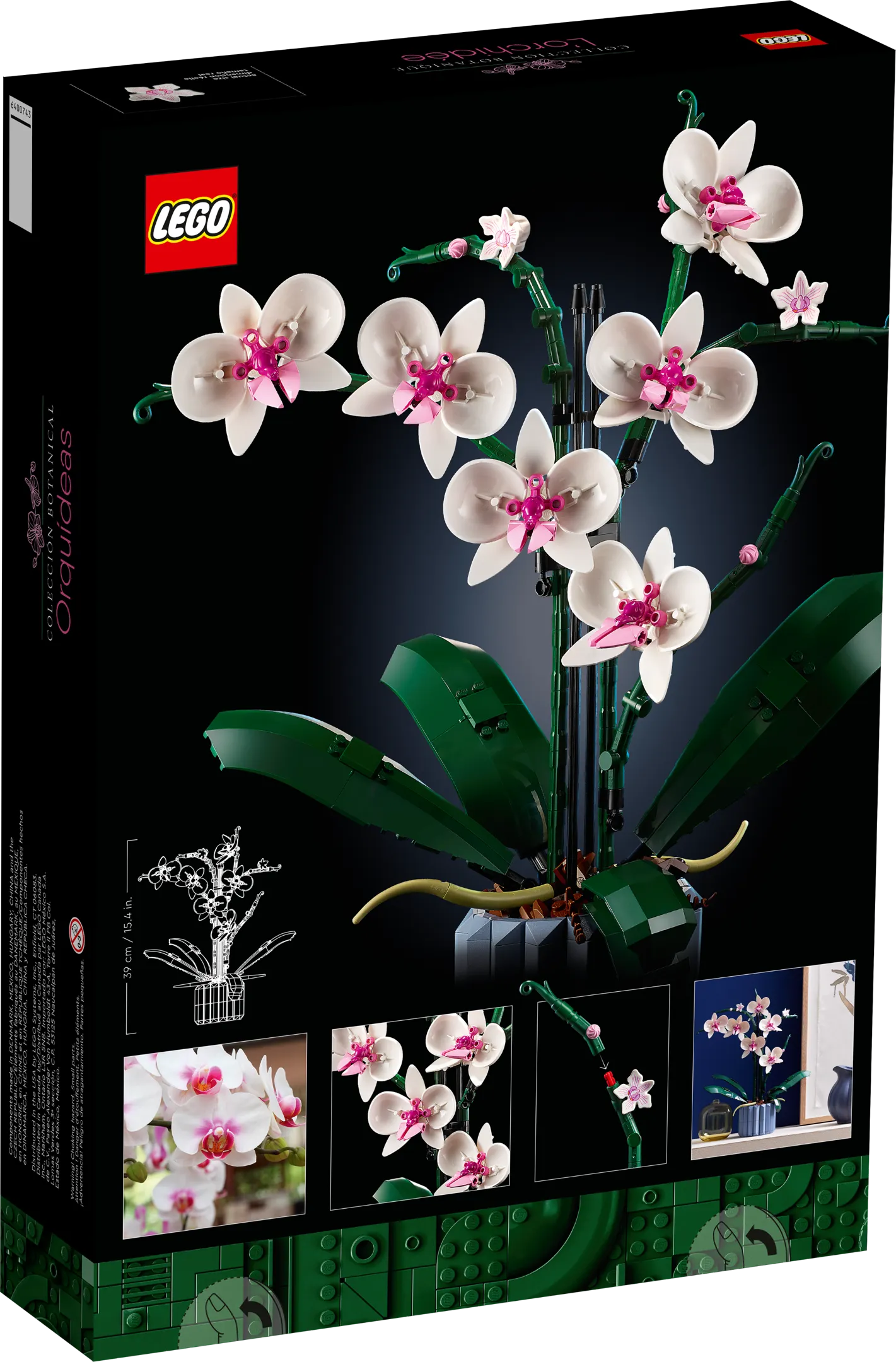 LEGO Icons Orchid • Set 10311 • SetDB • Merlins Bricks