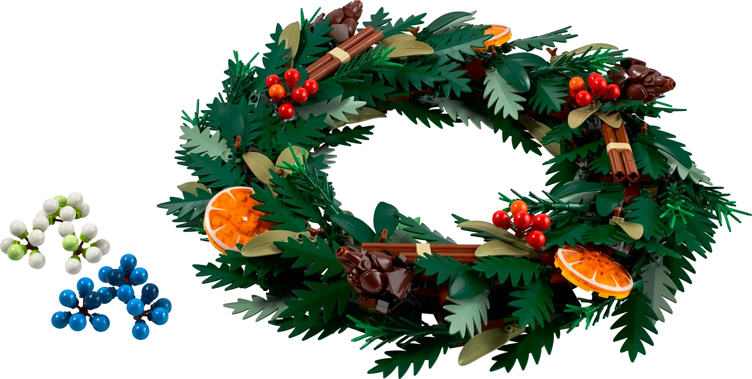 LEGO Icons Wreath Set 10340 SetDB Merlins Bricks