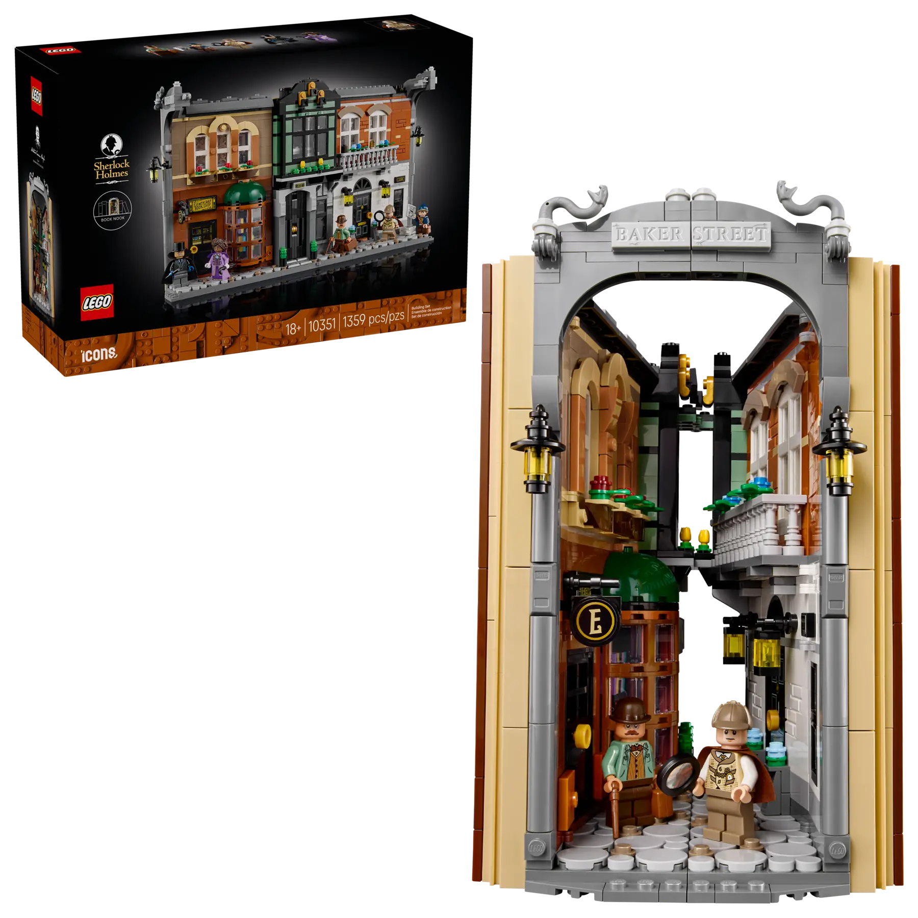 LEGO LEGO Icons Sherlock Holmes Book Nook • Set 10351