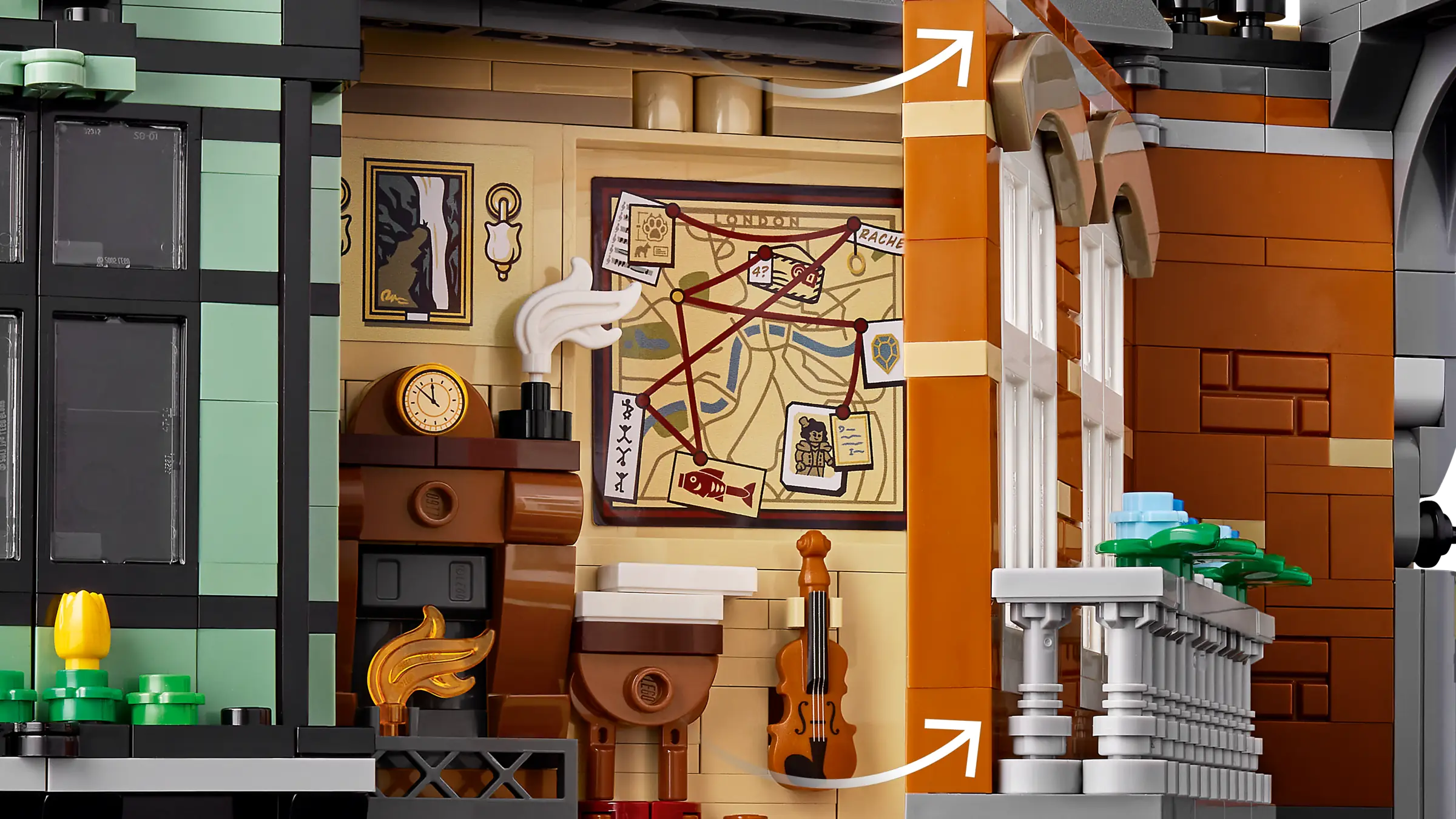 LEGO LEGO Icons Sherlock Holmes Book Nook • Set 10351