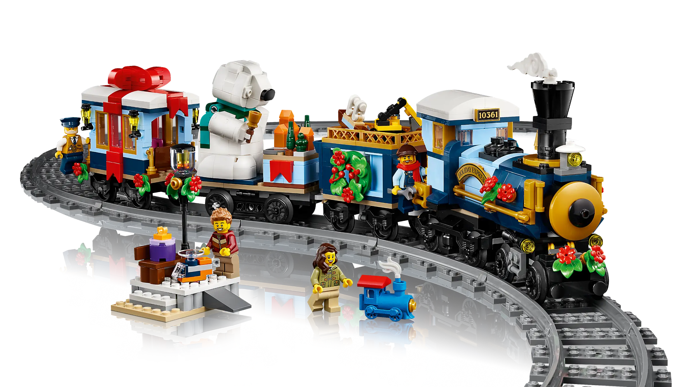 LEGO Icons Holiday Express Train • Set 10361 • SetDB