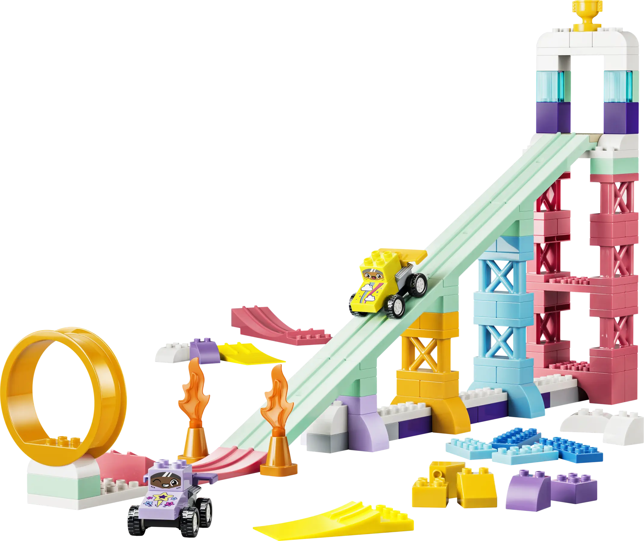 LEGO DUPLO 3 in 1 Creative Ramps with Vehicles • BABY BLOCKS