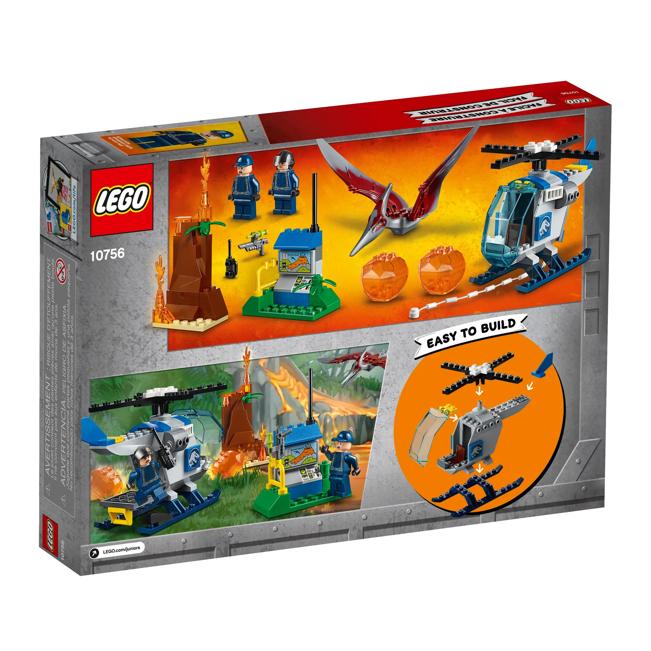 LEGO Juniors Jurassic World Pteranodon Escape • Set 10756