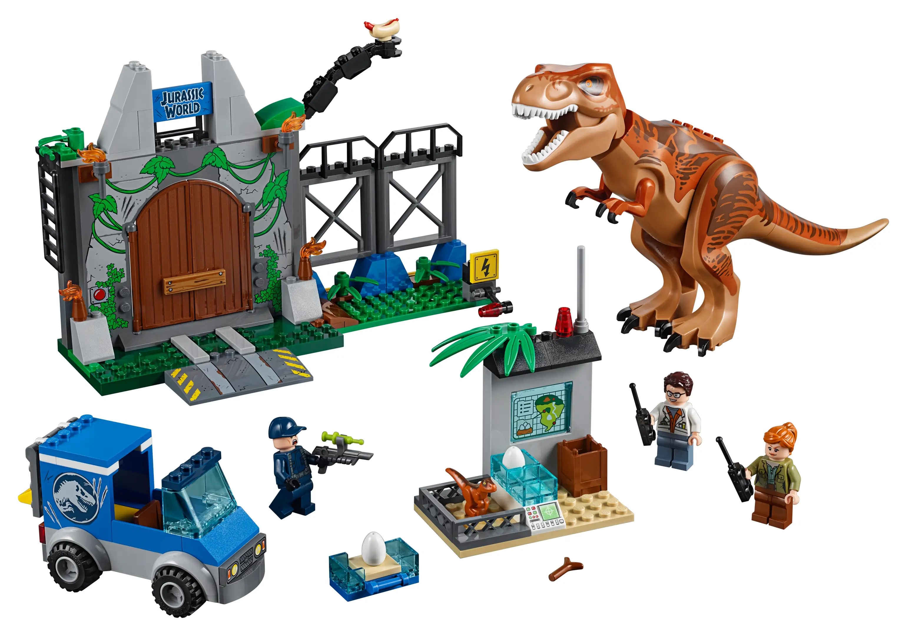 LEGO Juniors Jurassic World rex Breakout • Set 10758