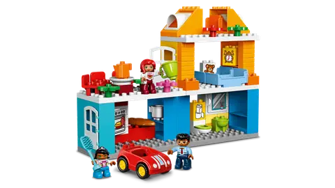 LEGO DUPLO Duplo Figure Lego Ville Male, Dark Blue Legs