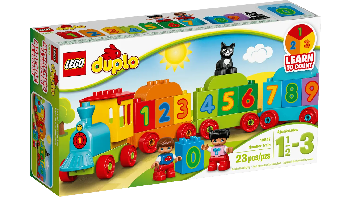 LEGO DUPLO Number Train • BABY BLOCKS • Set 10847 • SetDB