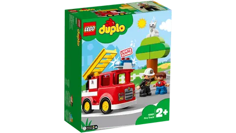 LEGO DUPLO Fire Truck with Hose and Firefighter