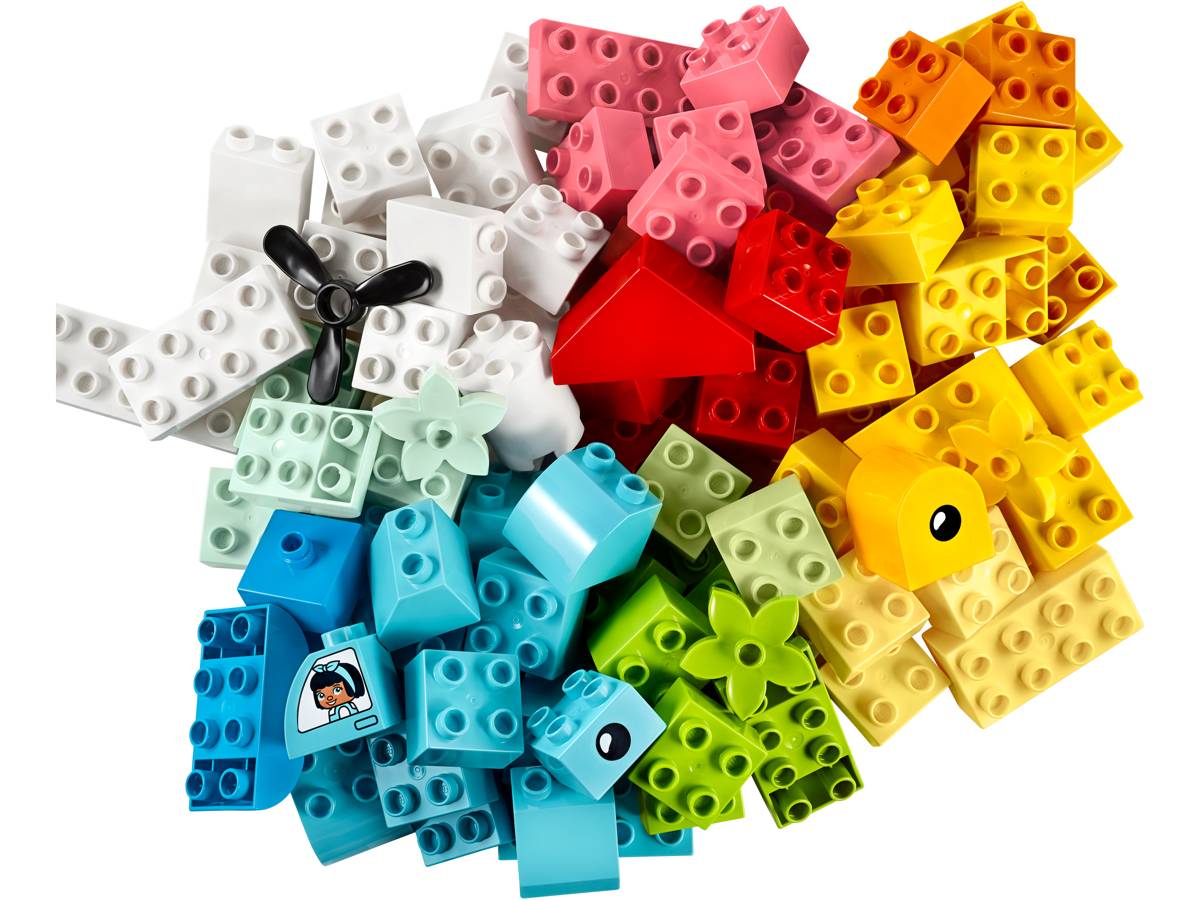 LEGO DUPLO Heart Box • BABY BLOCKS • Set 10909 • SetDB