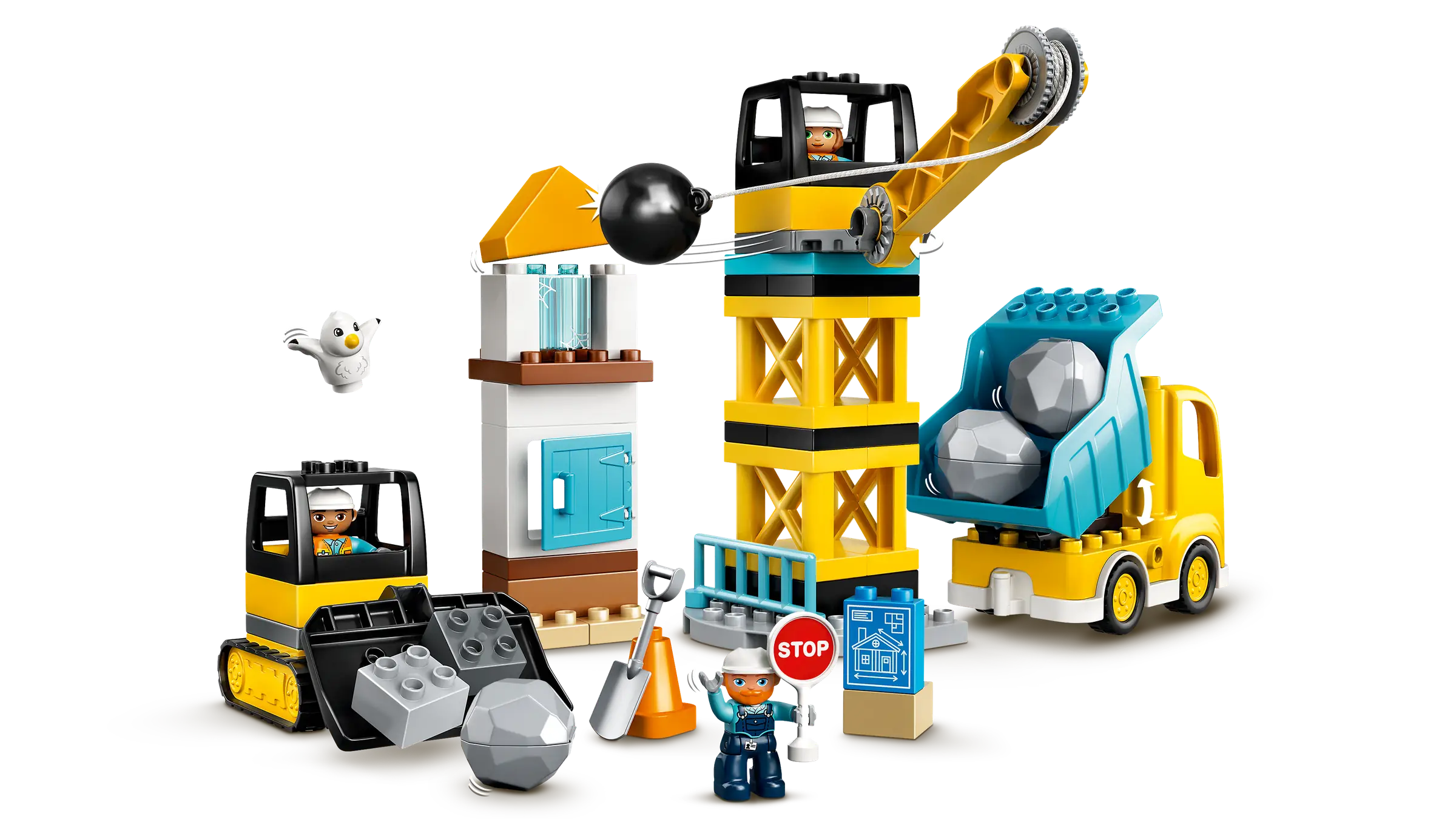 LEGO DUPLO Wrecking Ball Demolition • BABY BLOCKS