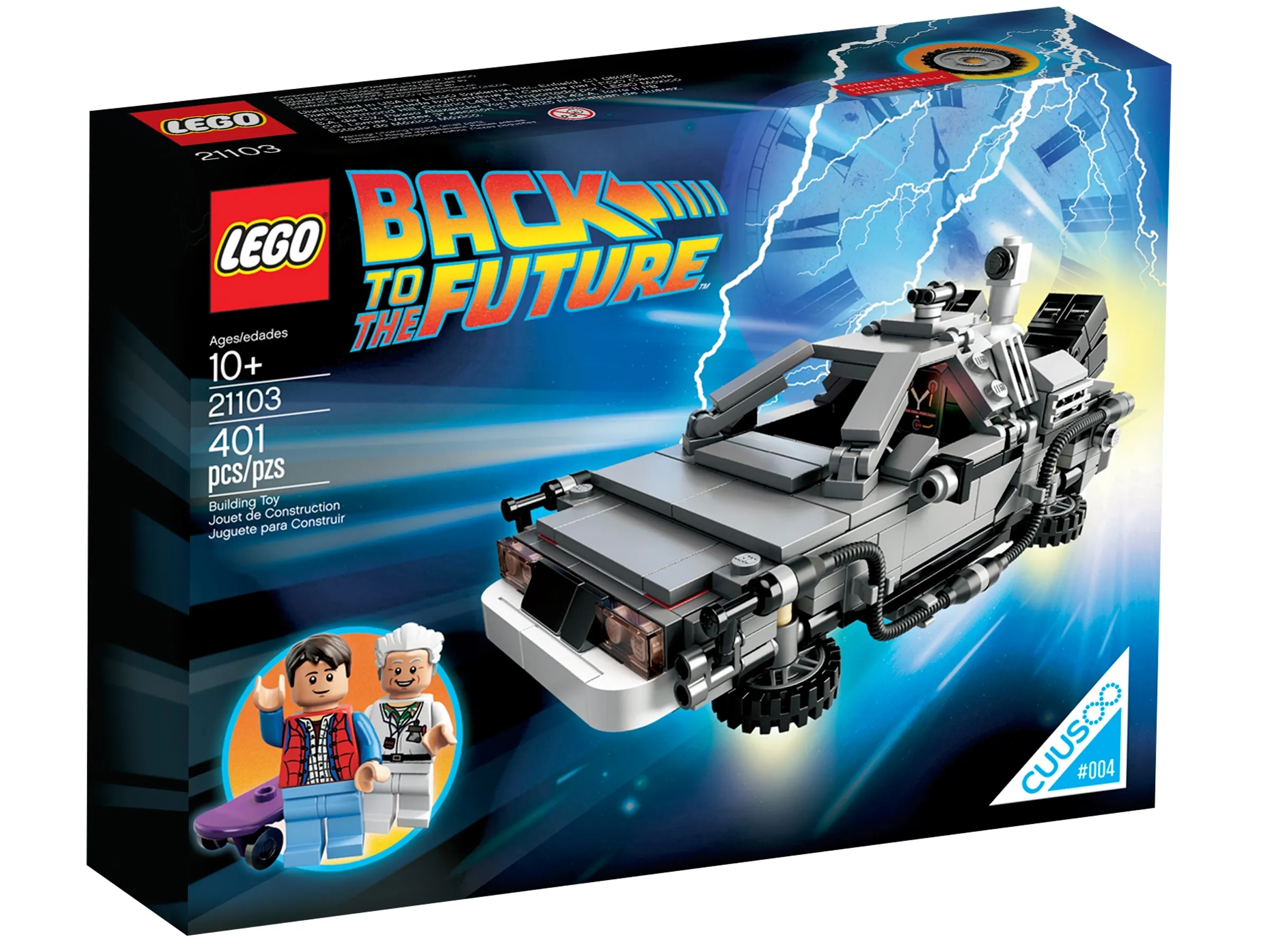 LEGO Ideas The DeLorean Time Machine • Set 21103 • SetDB