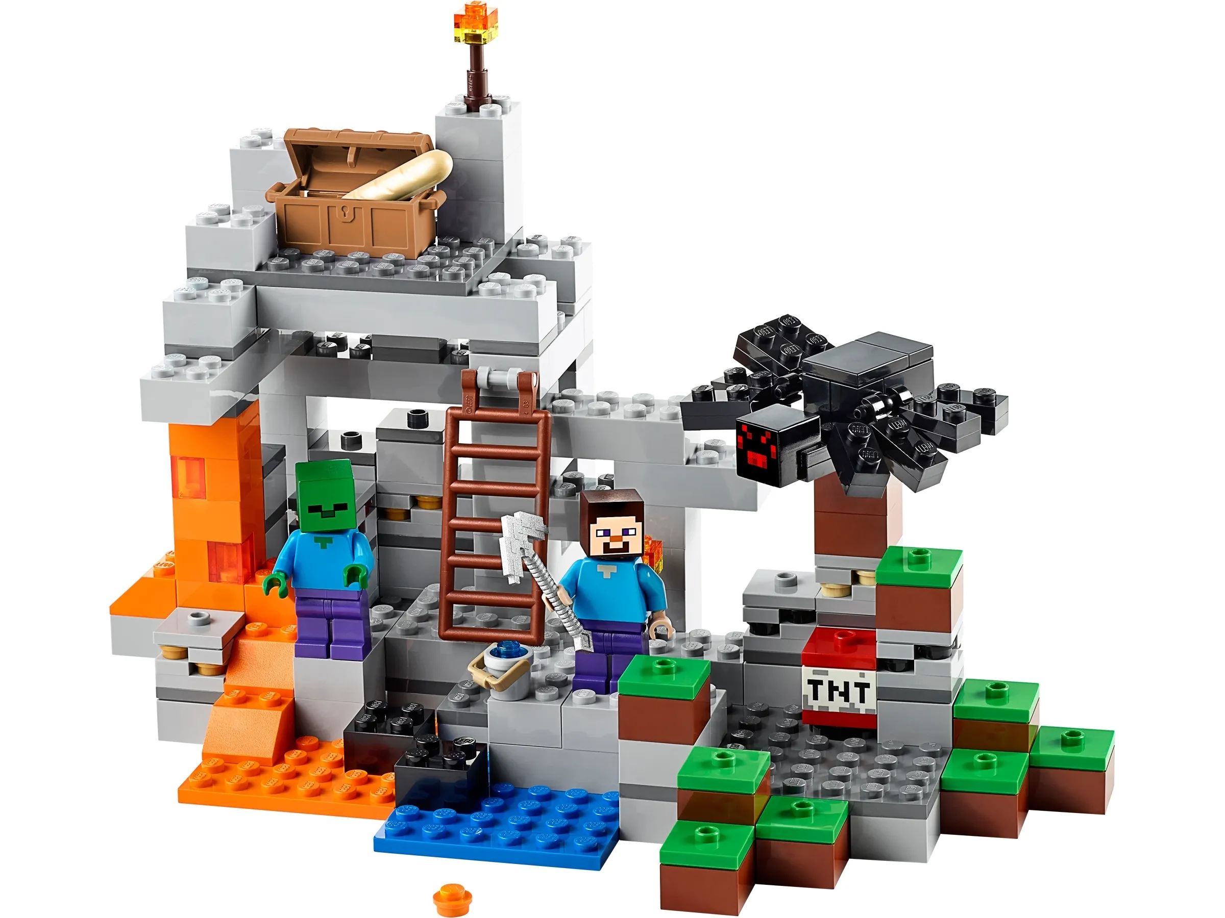 LEGO Minecraft The Cave • Set 21113 • SetDB • Merlins Bricks