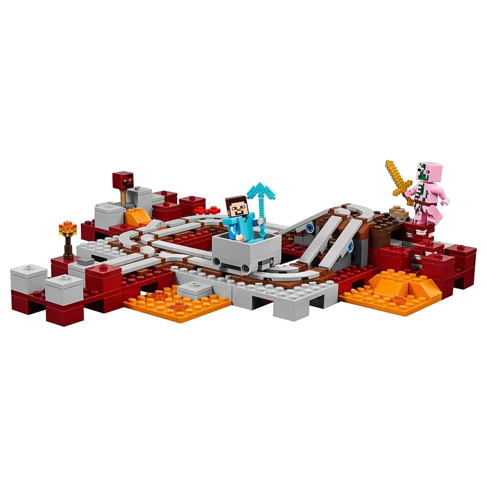 LEGO Minecraft The Nether Railway • Set 21130 • SetDB