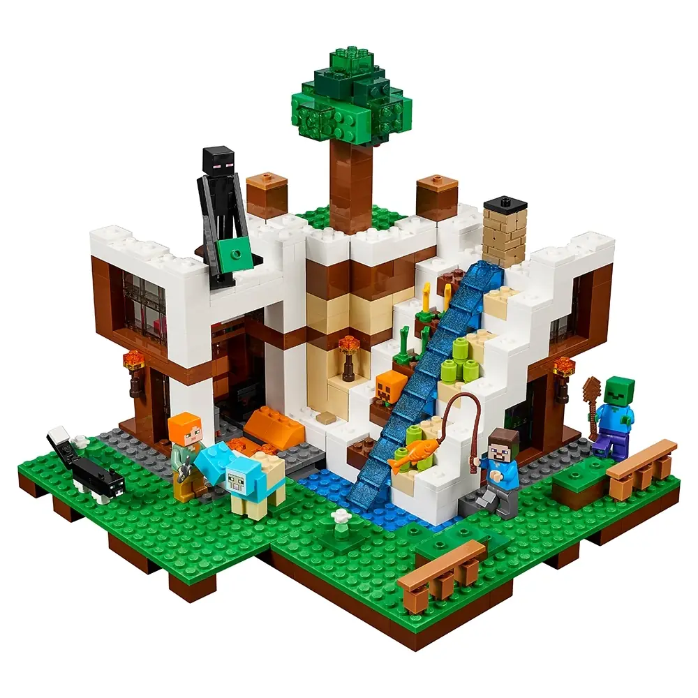 Waterfall base minecraft lego sale