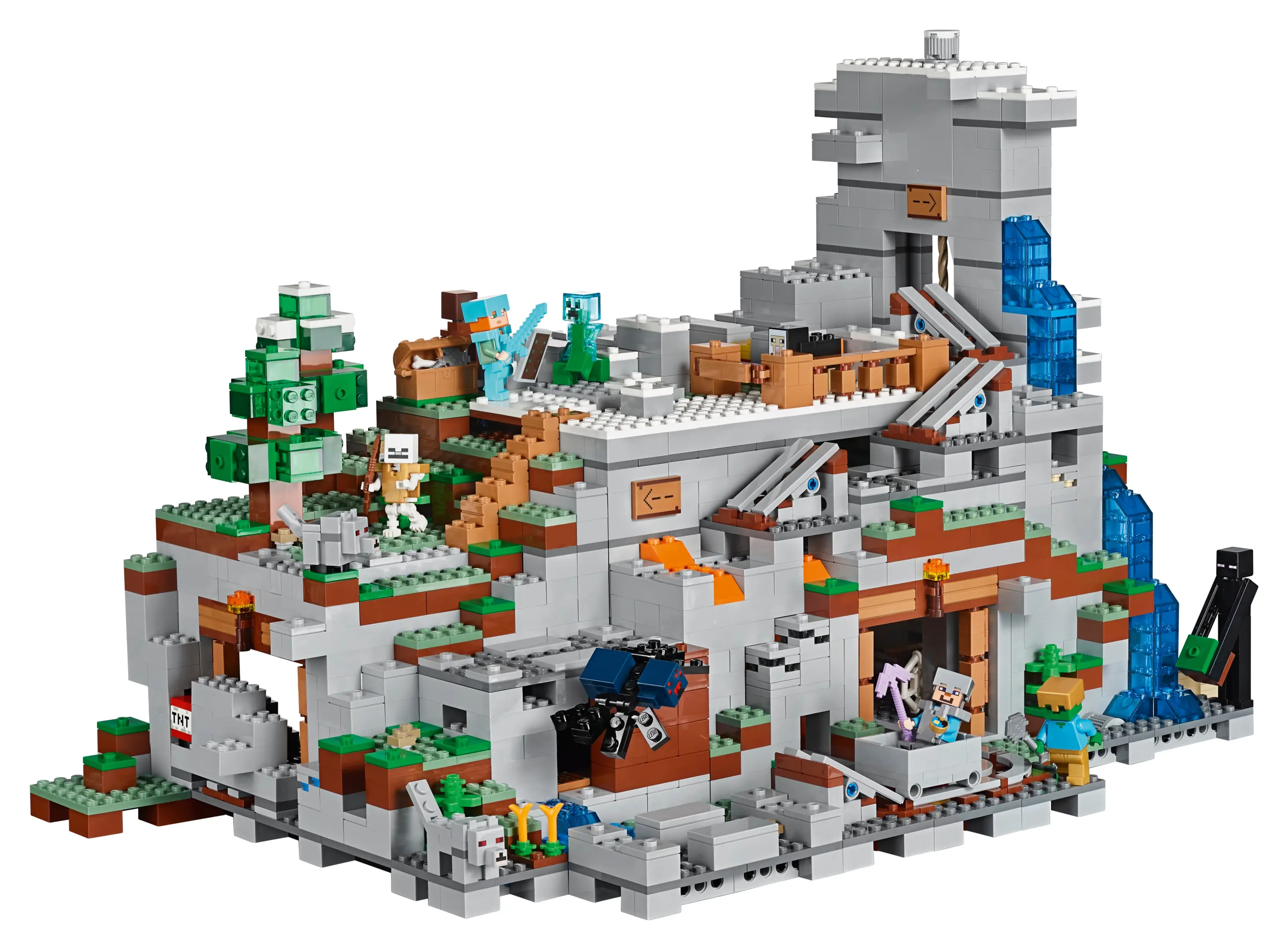 Lego cave mountain sale