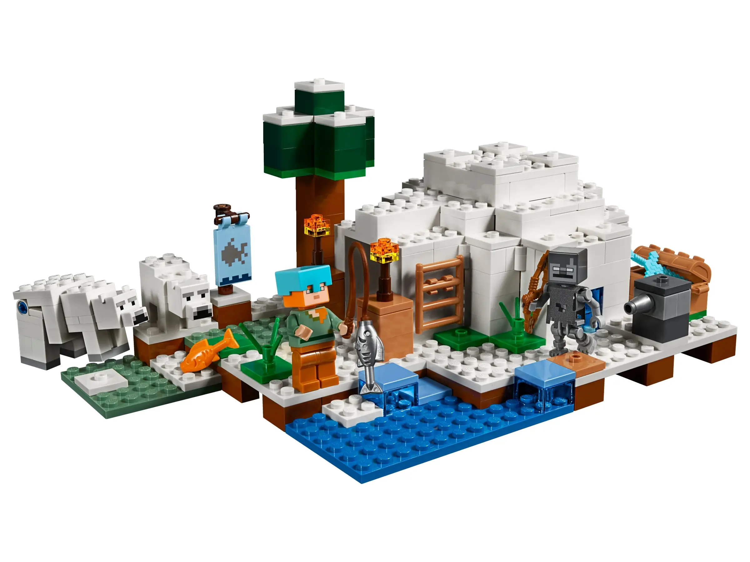 LEGO Minecraft The Polar Igloo • Set 21142 • SetDB - Main Image