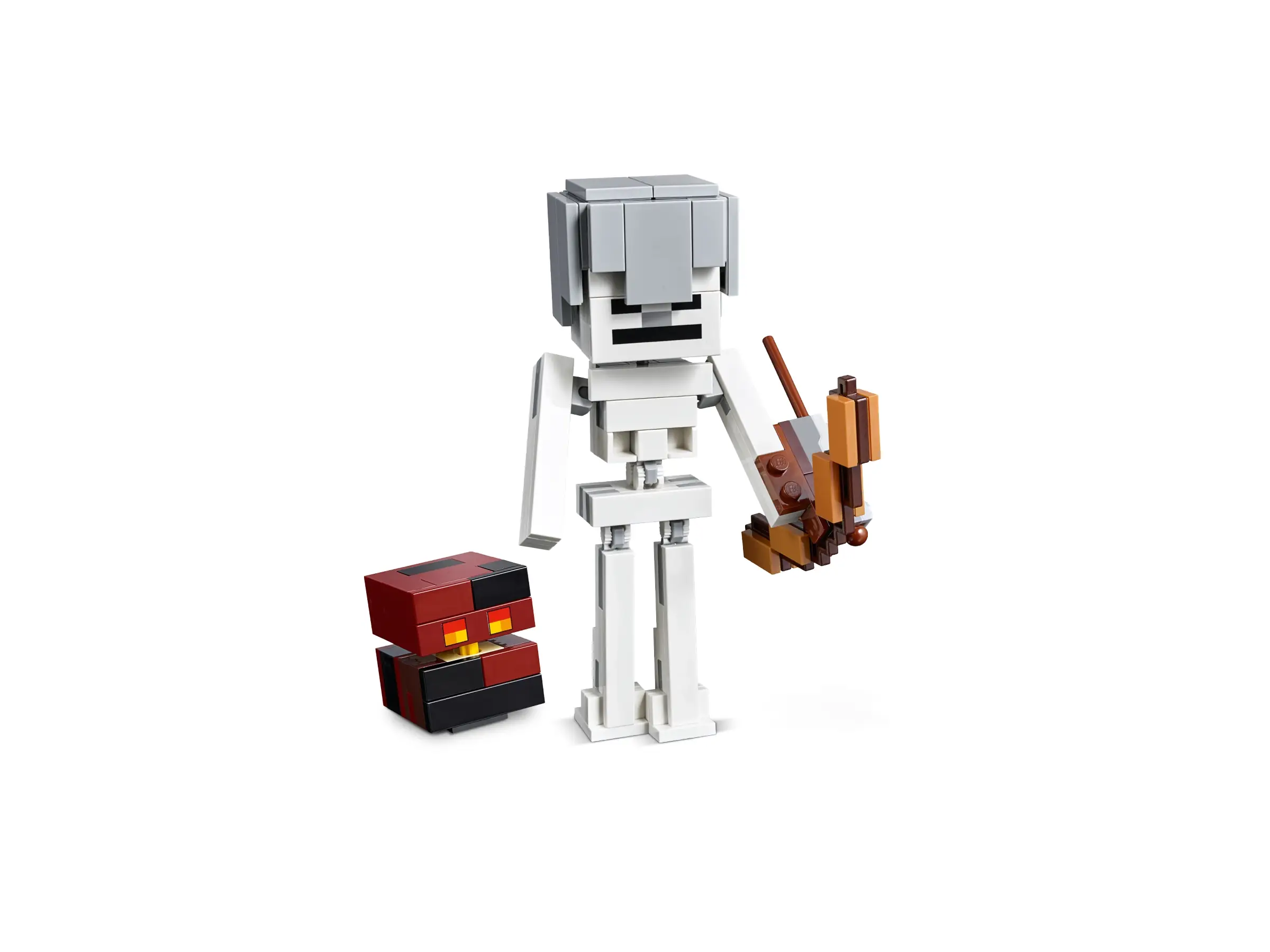 LEGO Minecraft Skeleton BigFig with Magma Cube • Set 21150